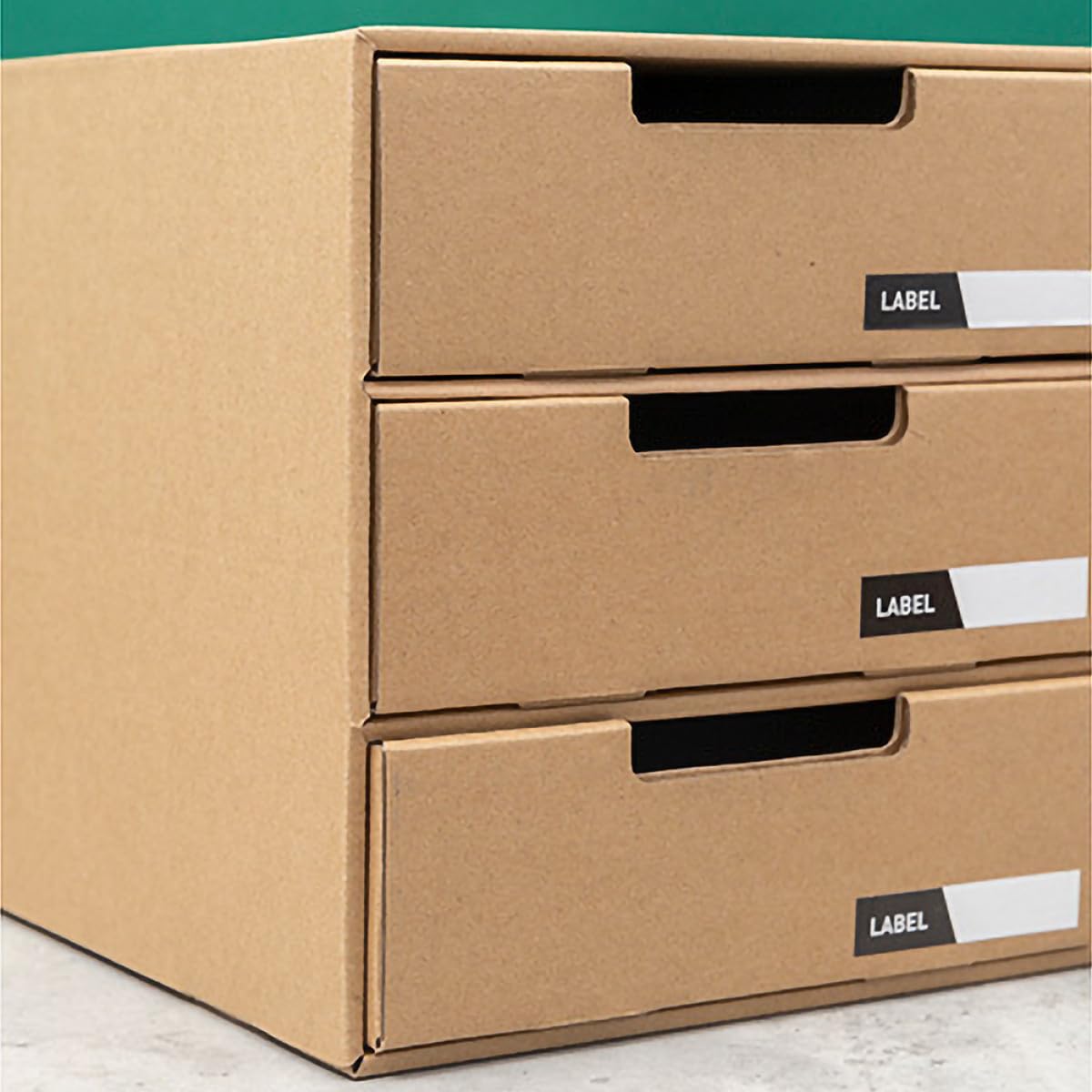 Organizer per Documenti in Carta Cassetti Modulari, Scatola Portaoggetti per Scrivania di Casa e Ufficio, di Archiviazione Compatto e Funzionale