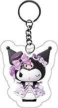 woopme Kuromi Keychain For Kids Girls | Aesthetic Bike,Bag Key Tag Keyrings for Home Multicolored