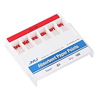 Vista 2 de JMU Puntos de papel absorbente .04 Taper #25, caja a prueba de derrames, 100 unidades/paquete