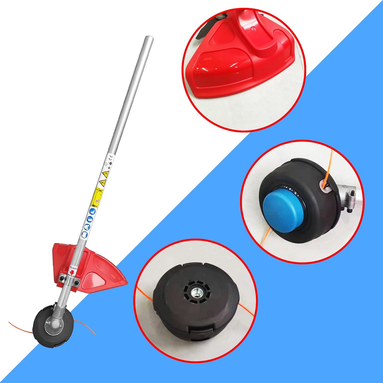 Kerlista Power brushcutter/String Trimmer Attachment Compatible with Husqvrana's modle 330LK 330iKL String Trimmer Couple Shaft Power Head 53753501 300TA