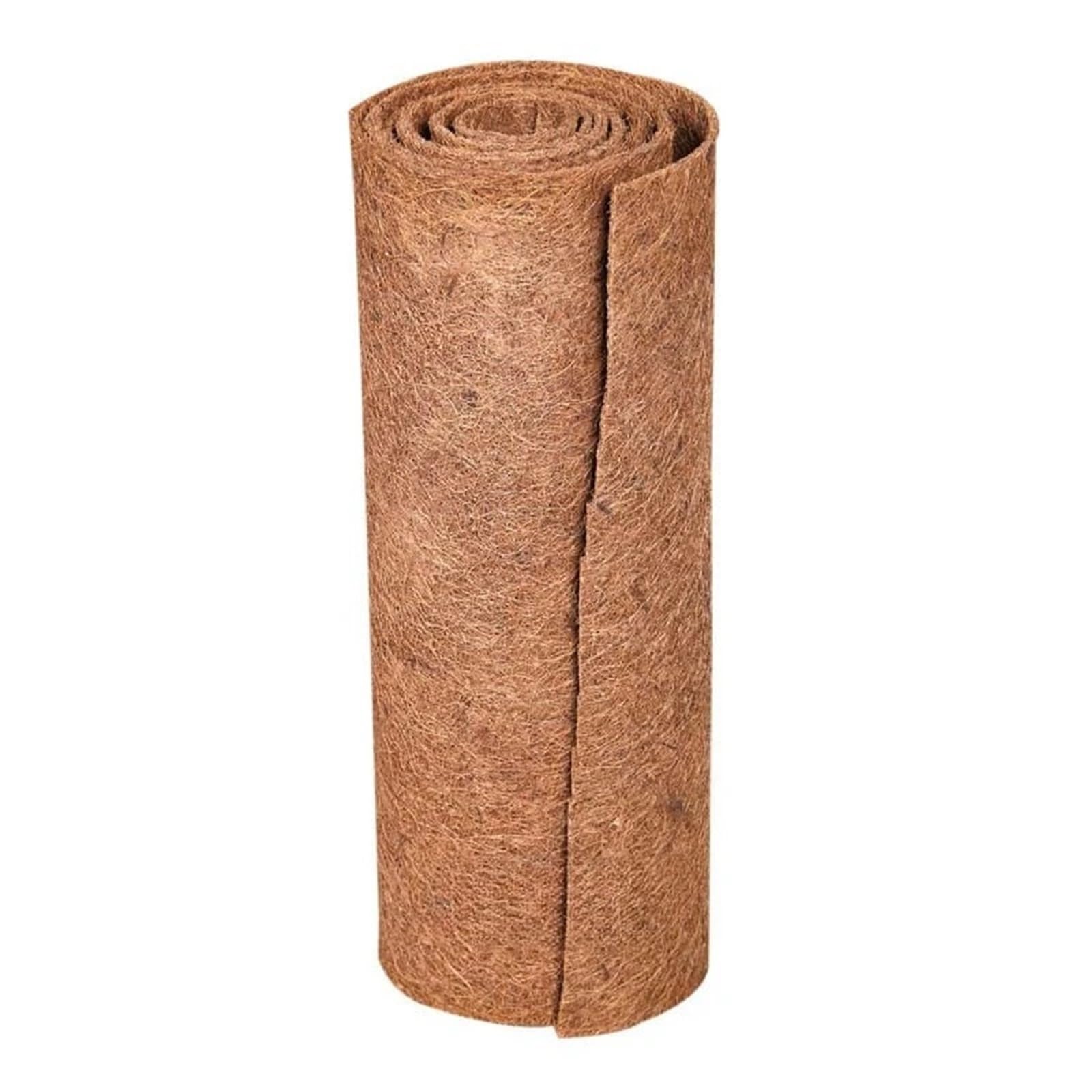 HYFEUOKF Plant Fiber Roll Reptile Carpet Mat Bedding Supplies Insulation Flowerpot Basket Coconut Coir Liner Sheet(50x30cm-0.5cm)