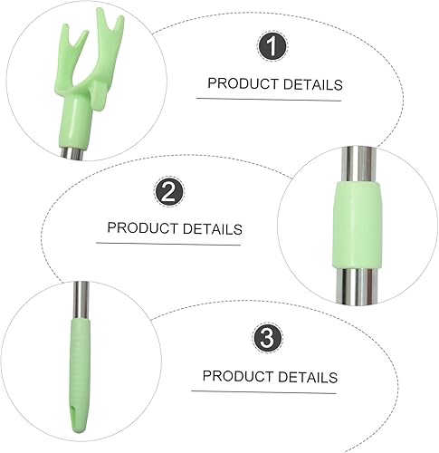 Miniatura 9 de Alipis Barra de ropa retráctil para el hogar, tenedor, longitud telescópica para necesidades de almacenamiento, ahorra energía