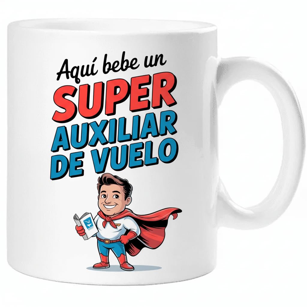 Taza SUPER POLICÍA – Regalo Original para POLICÍA | Taza de Cerámica 325ml con Diseño Superhéroe | Apta Microondas y Lavavajillas — view 10
