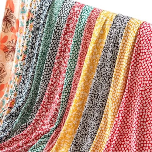 Tissu viscose marguerite doux et fluide idéal pour couture de robe