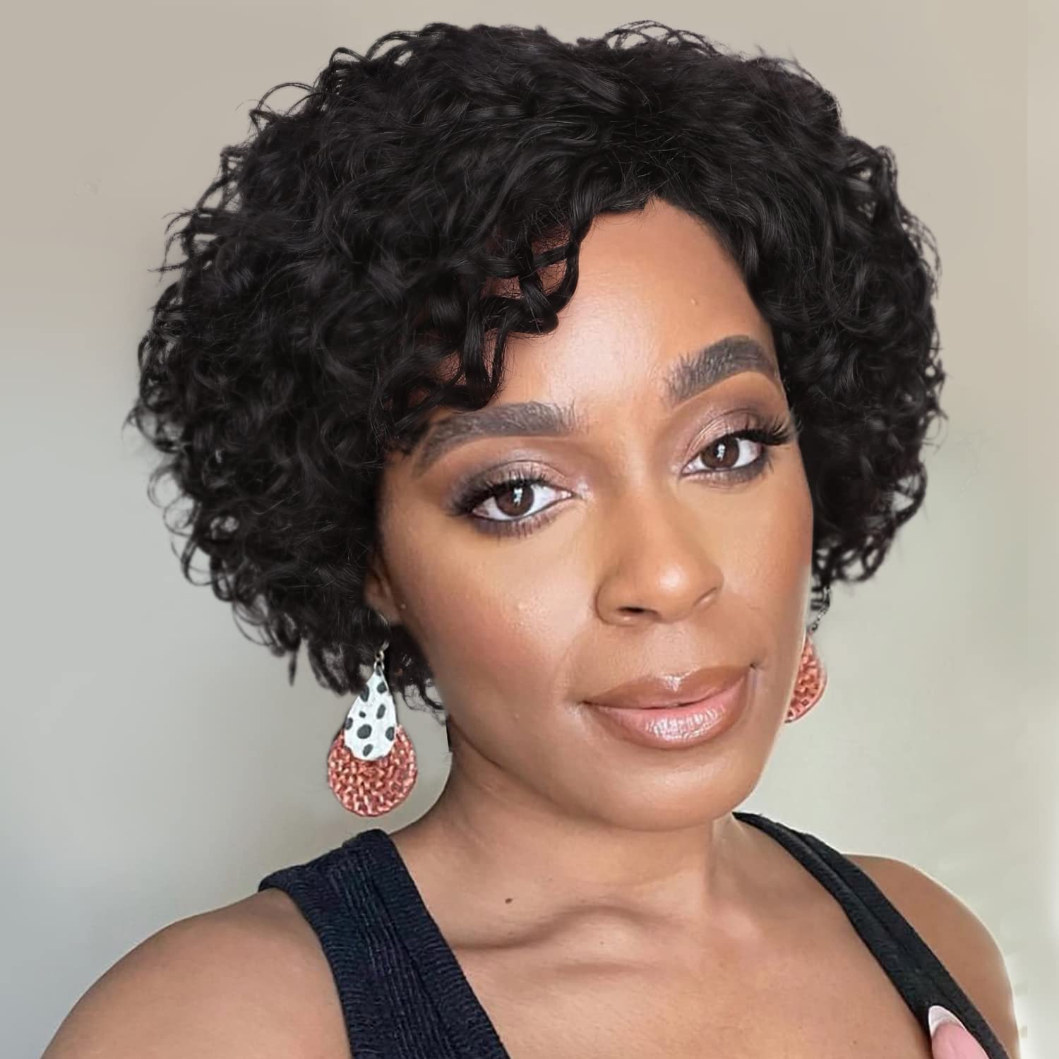 Fancy Hair Short Curly Wig