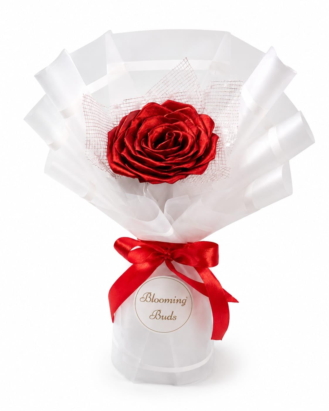 Eternal Red Preserved Rose Bouquet in White Wrap | Forever Rose Gift for Anniversary, Birthday, Valentine & Décor-image-38