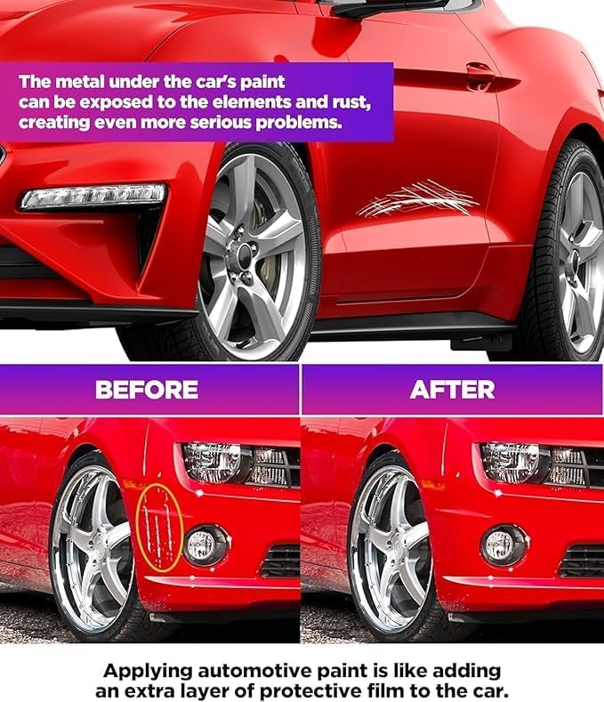 Image of Car Scratch Remover Touch Up Paint Pen Automotive Car Paint Pen 2 In 1 Car Paint Scratch Repair for Deep Scratches Special-Purpose Car Paint (REDD-@)