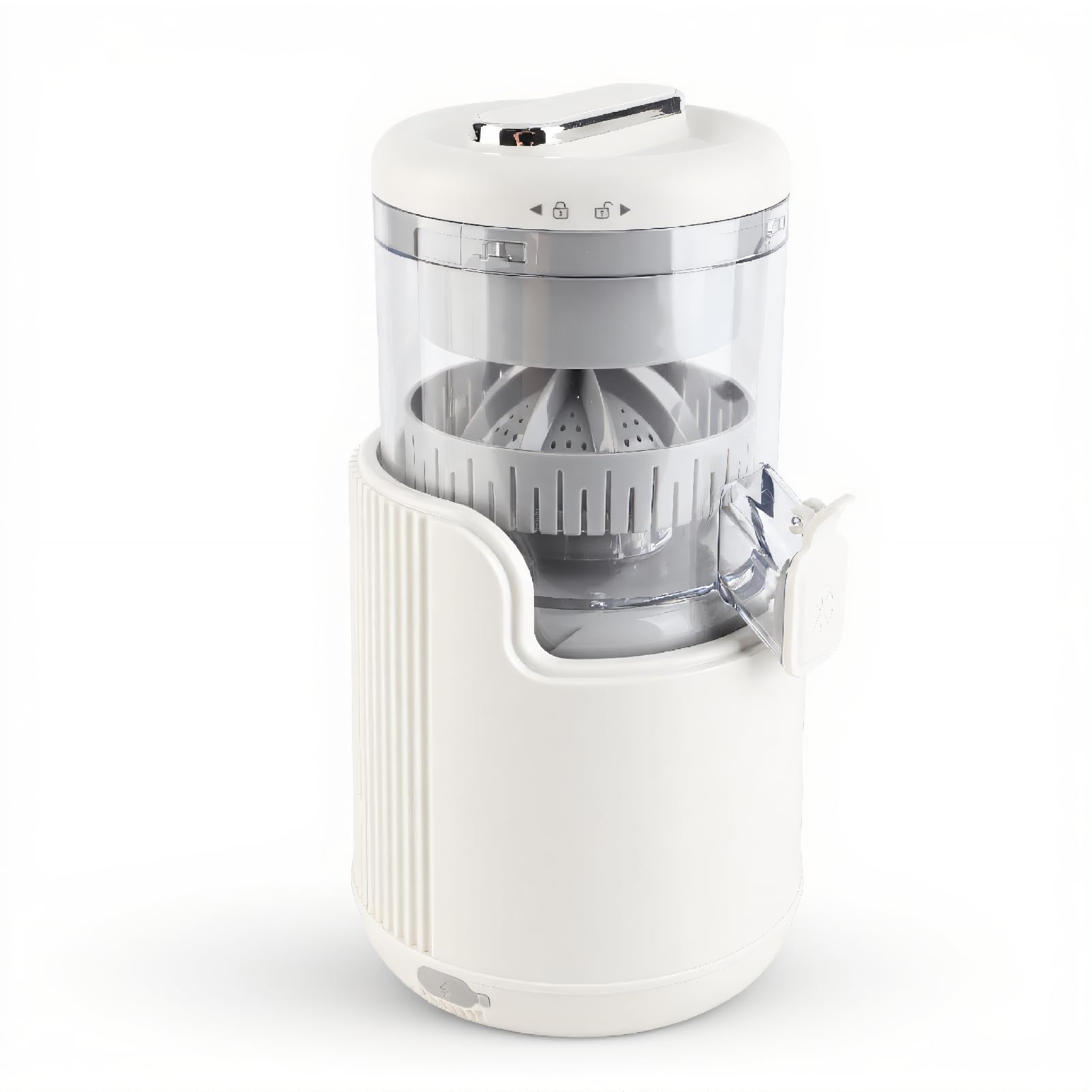 Exprimidor de Cítricos Eléctrico a Prueba de Fugas, Exprimidor de Jugo con Motor de 360 ​​​​grados Recargable por USB, Mini Exprimidor Portátil de 500 Ml para Naranja, Limón,