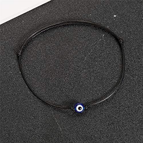 kelistom Evil Eye Anklet Bracelet for Women Men Handmade Simple String Waterproof Ankle Bracelets for Women Minimalist Jewelry Adjustable3