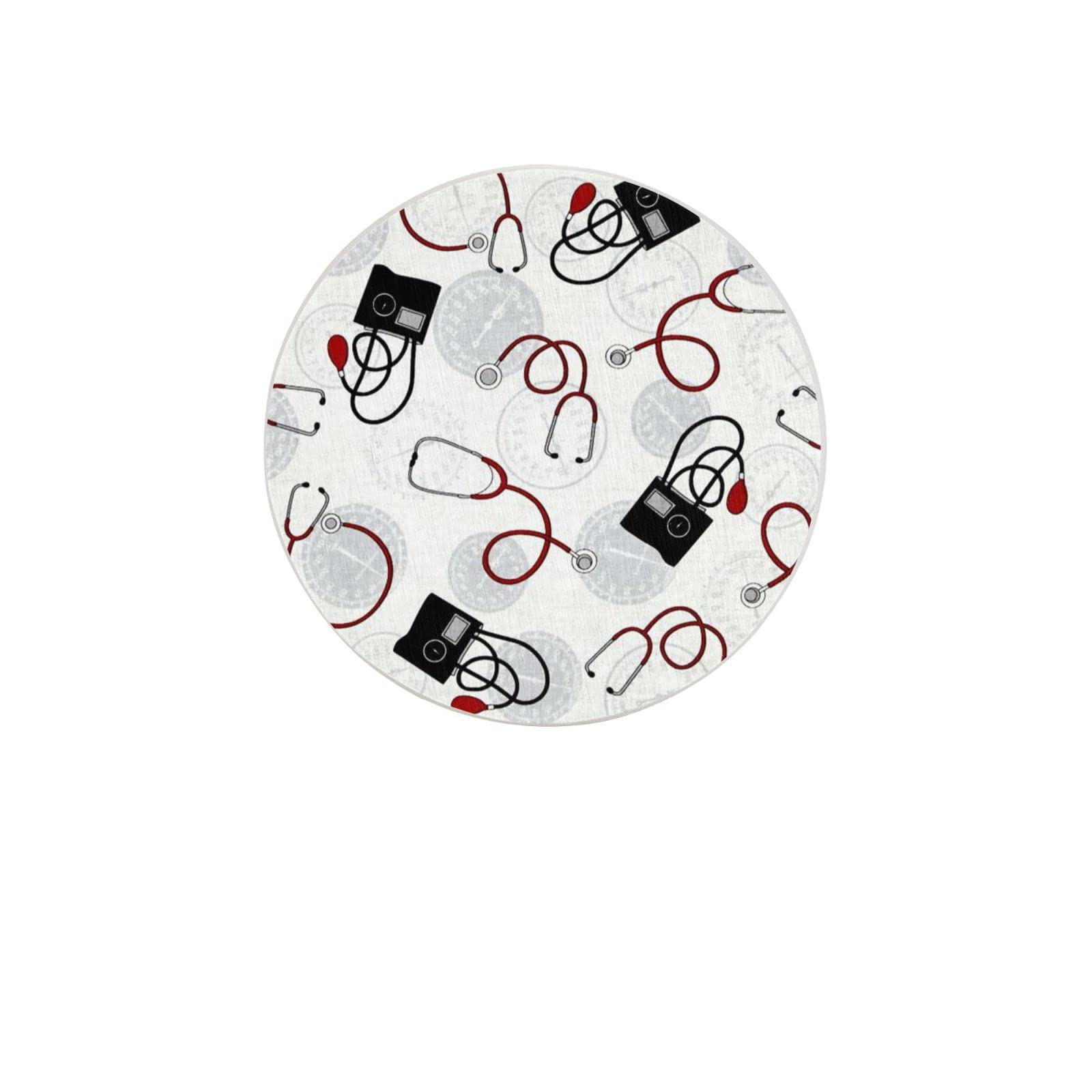 NurseTwo Pieces Drink Coaster for Tabletop Protection Place Mats for Home Decor