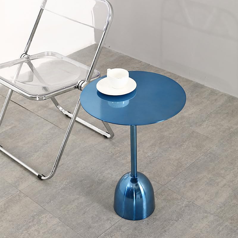 Table basse en acier inoxydable petite table d'appoint de salon moderne