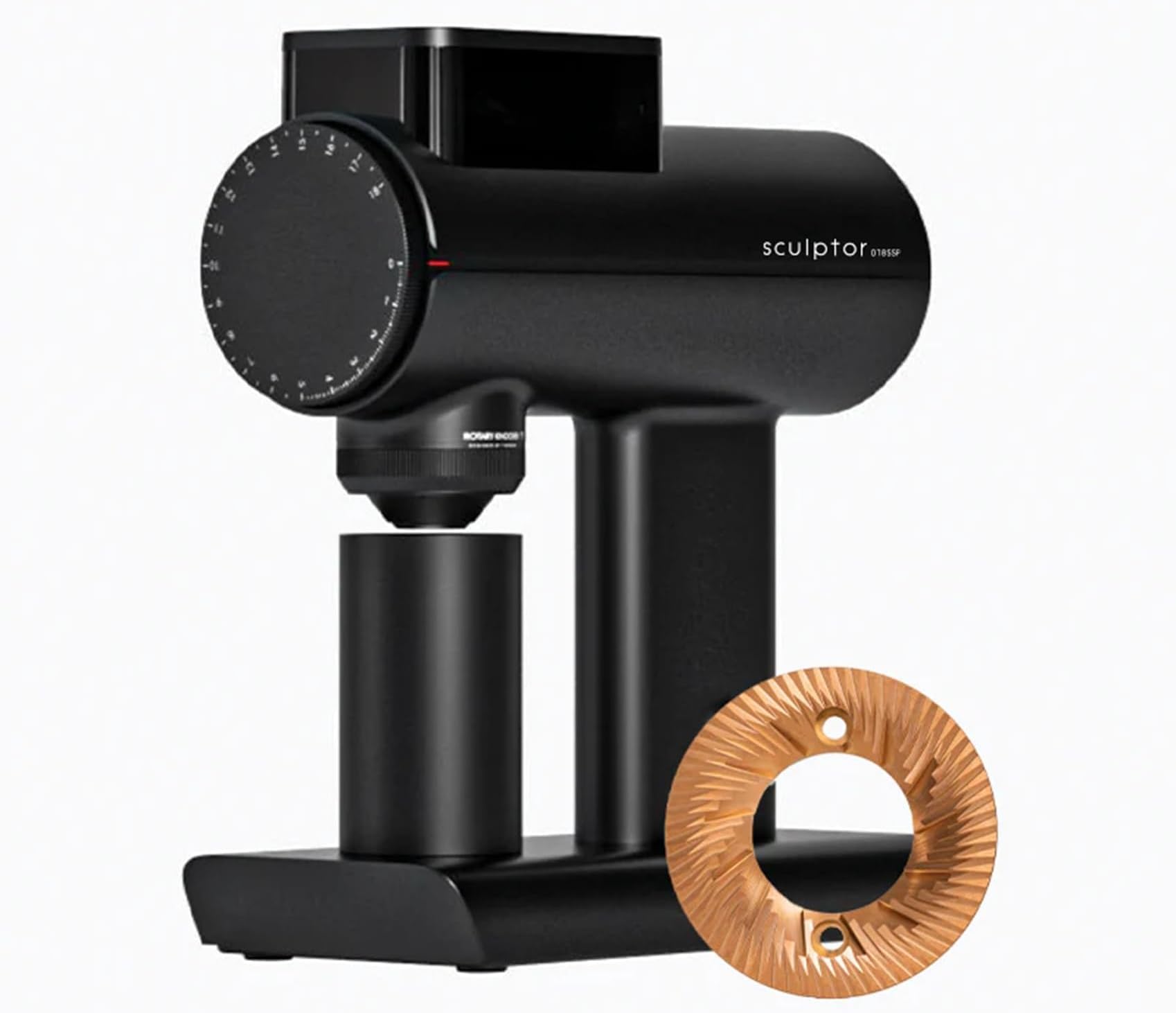 TIMEMORE Sculptor 078SSP Flat Burr Coffee Bean Grinder, Electric Espresso Grinder with Stepless Coarseness Adjustment, Suitable for Pour over, French Press, Cold Brew - Black