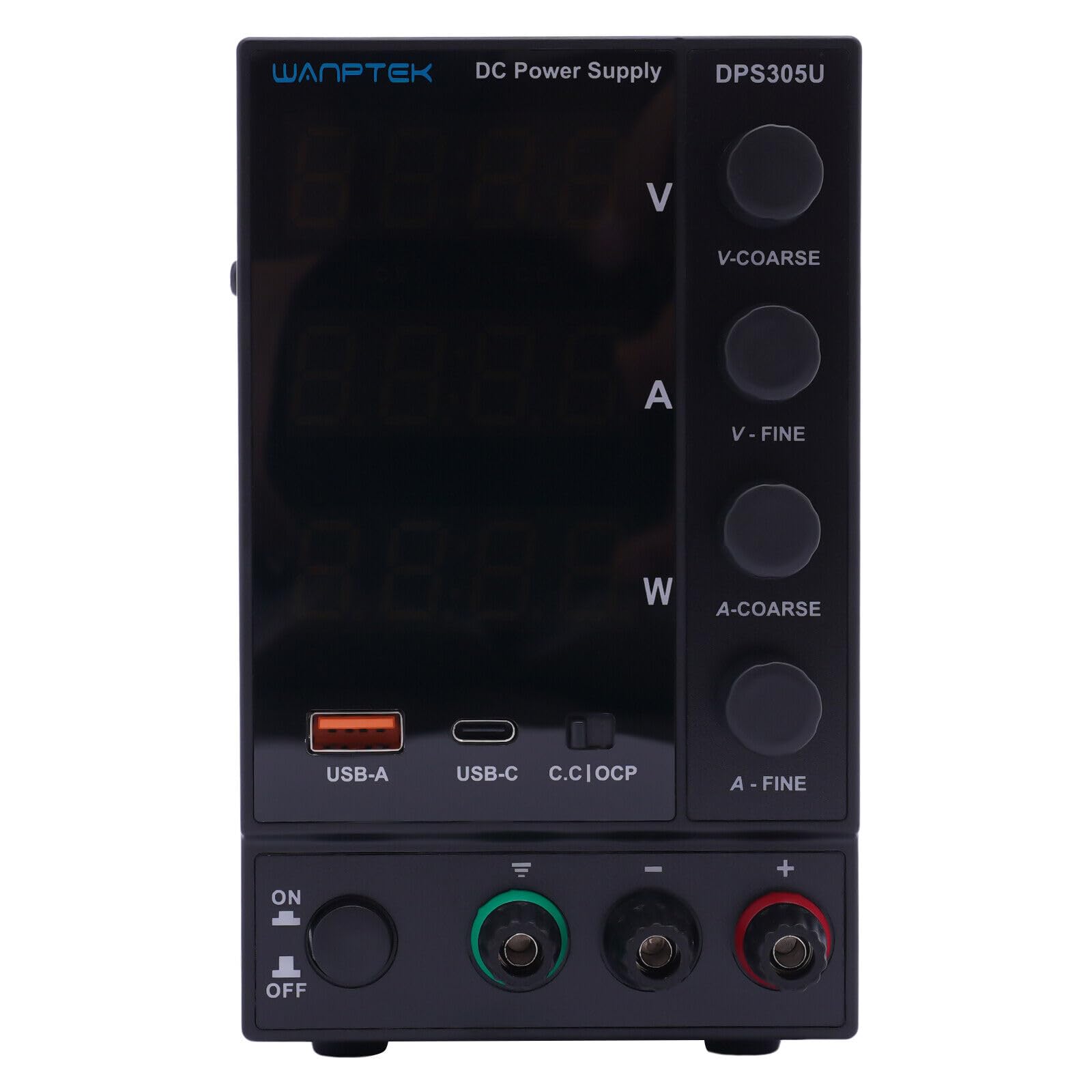 Labor-Stromversorgung，Schaltnetzteil 4-stellige 0-30V/60V 0-5A/10A DC Labor Netzteil Einstellbare USB (DPS305U)