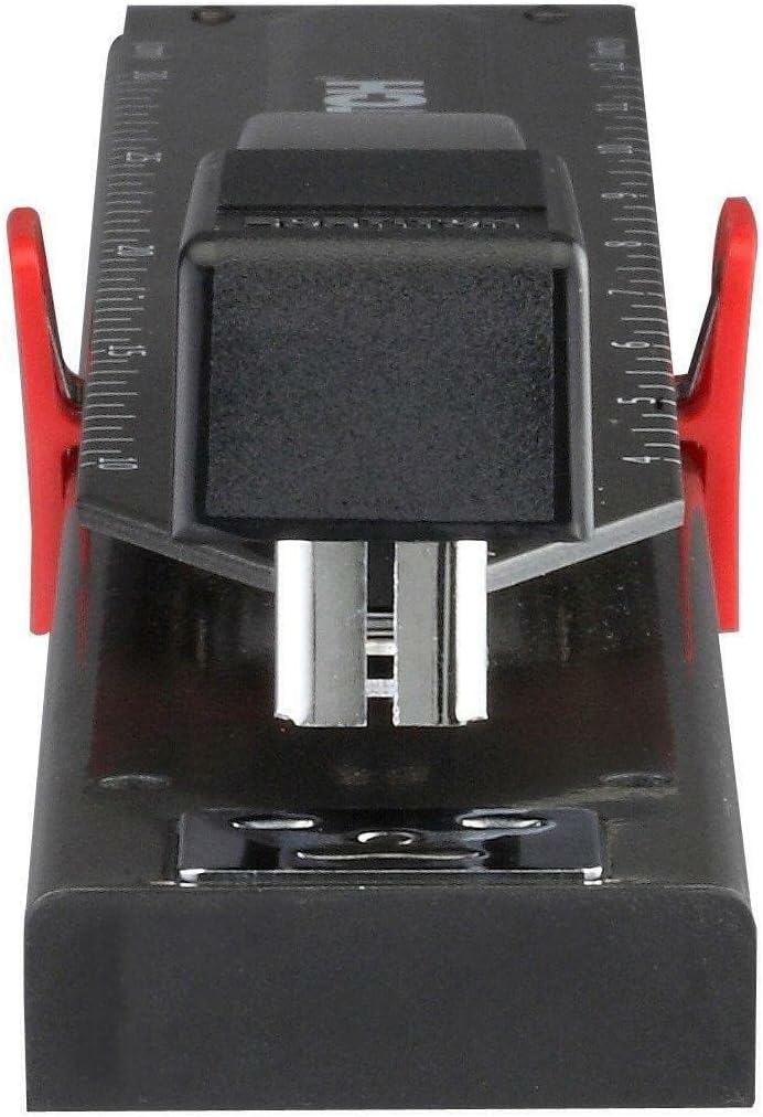 Bostitch Office Anti-Jam Long Reach Stapler, 20 Sheet Capacity, Adjustable, Durable, Black