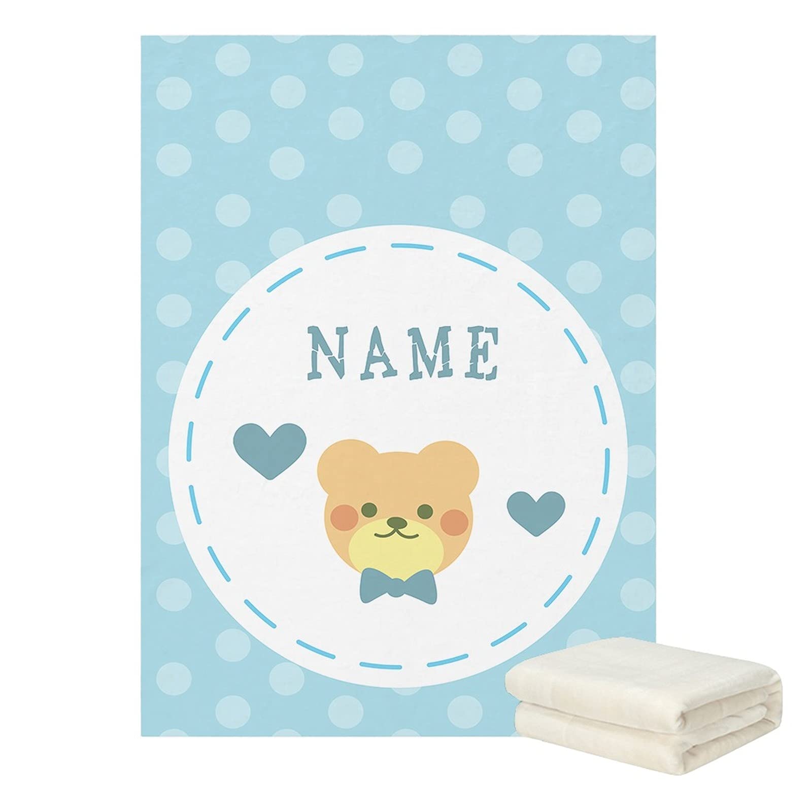 Nome Personalizzato Coperta Per Neonato Coperta Per Bambina Regalo Di Compleanno Carino Coperta In Pile Per Compleanno Natale ?Personalizzati Regalo (F,59"x78"/150x200cm)