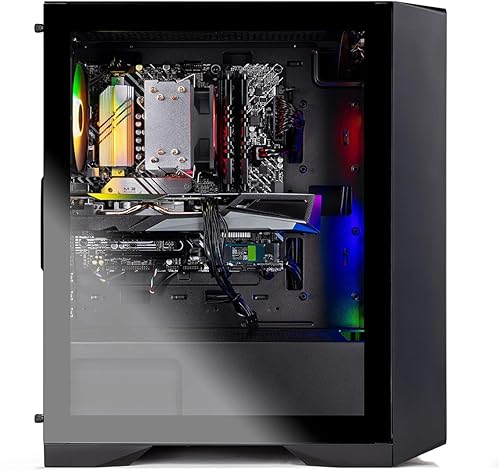 Vista 12 de Skytech Gaming Nebula Gaming PC Desktop – Intel Core i5 13400F 2.5 GHz, NVIDIA RTX 3050, 1TB NVME SSD, 16GB DDR4 RAM 3200, 600W Gold PSU, 11AC