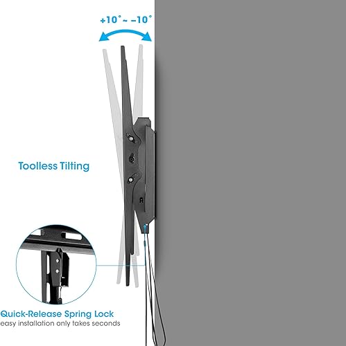 Miniatura 2 de Manhattan Soporte de pared para TV con inclinación de carga ultra alta para pantallas grandes