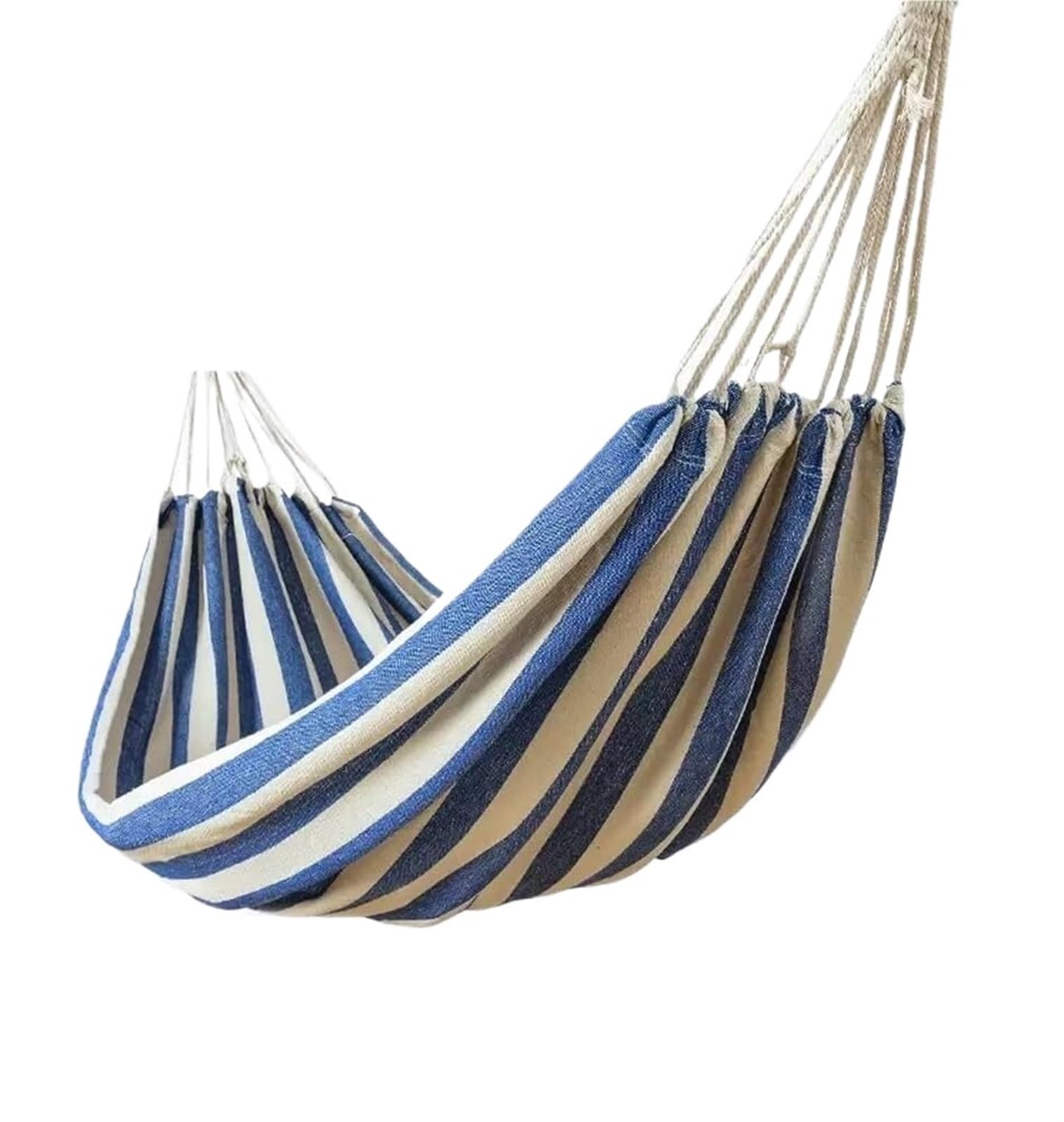 Hamac de camping de voyage 200x100cm pliable avec sangles pour l'extérieur