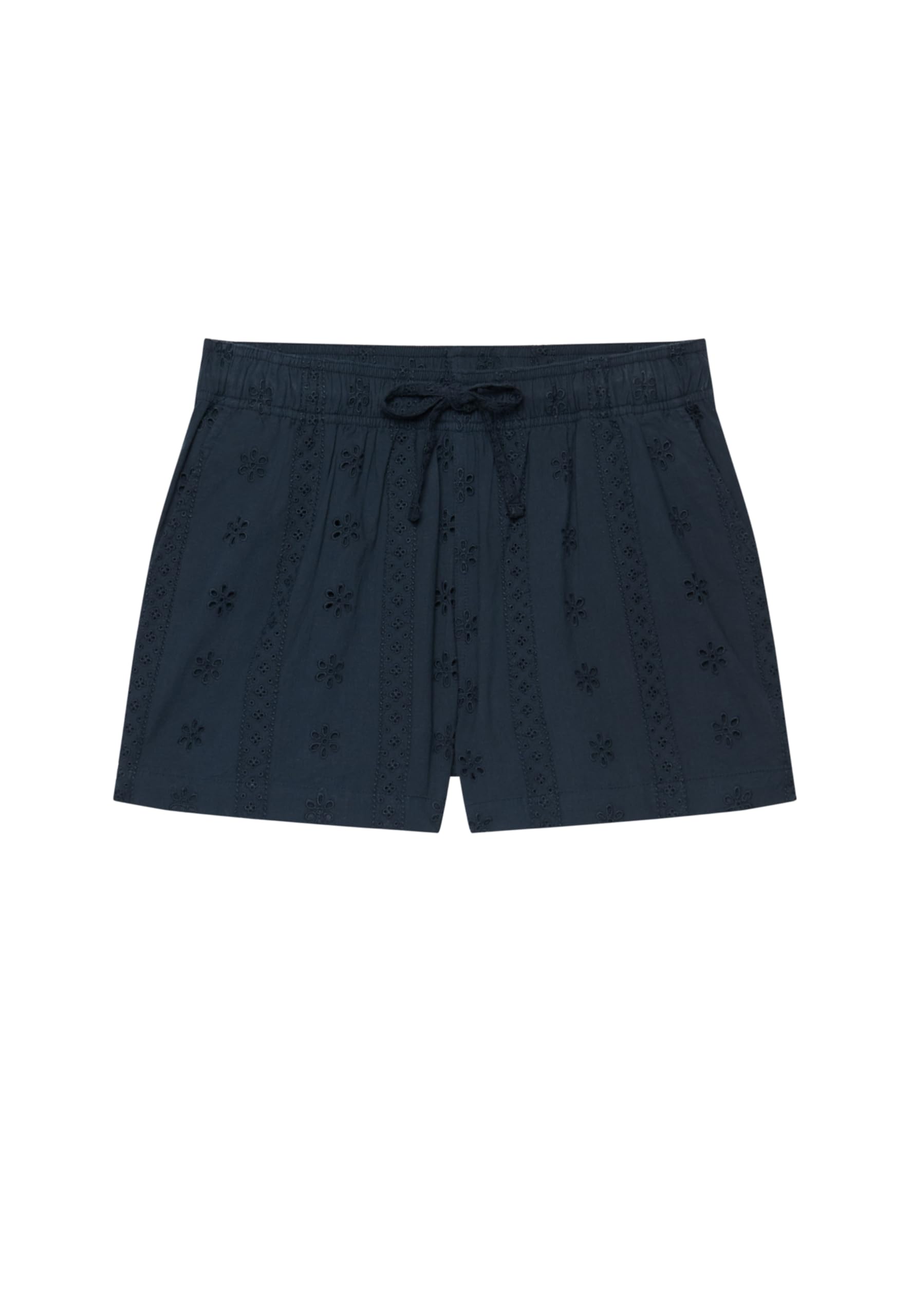 Superdry Cotton Broderie Beach Shorts Pantalones, Eclipse Navy, 38W