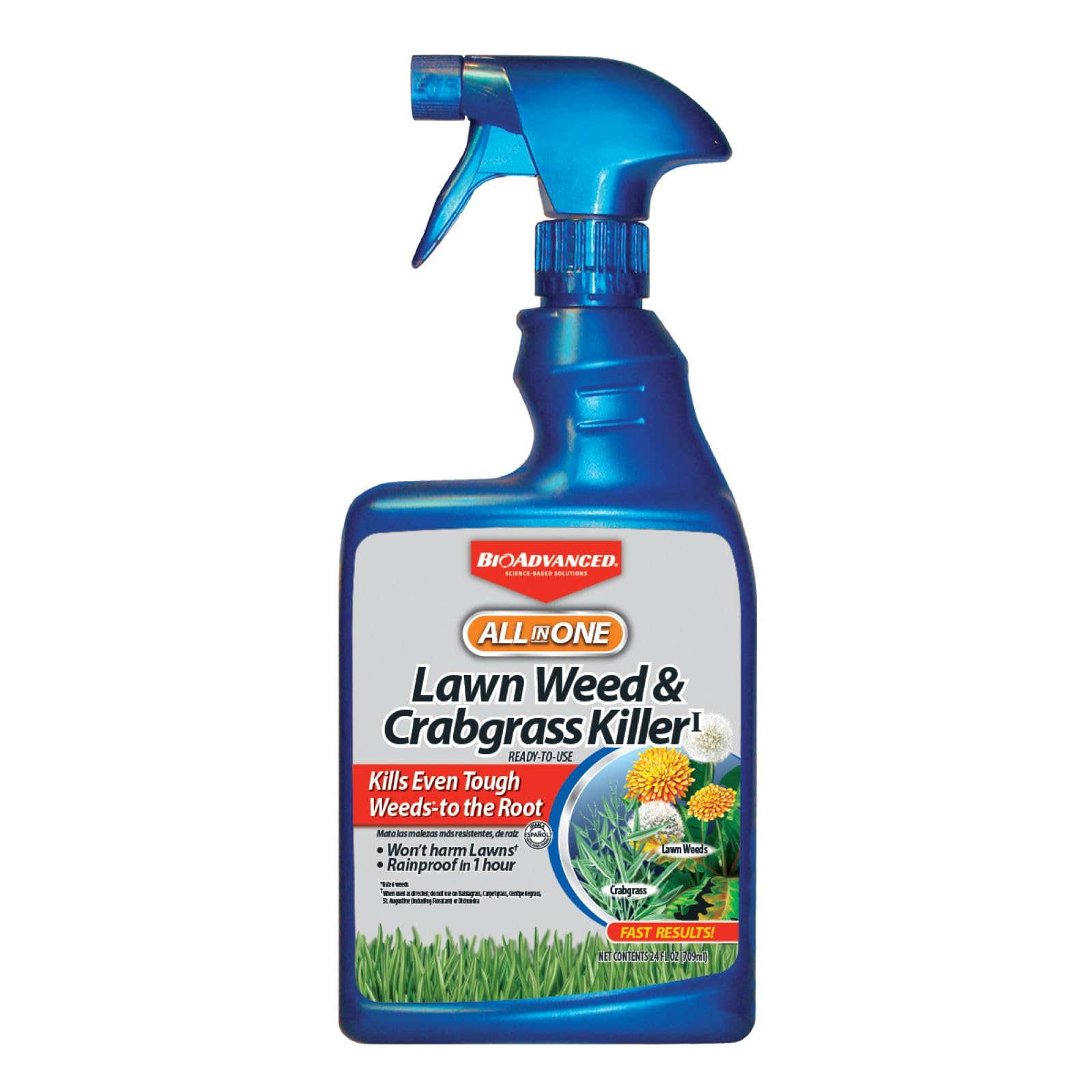 BioAdvanced All-In-One Lawn Weed and Crabgrass Killer Ready-to-Use 24 oz