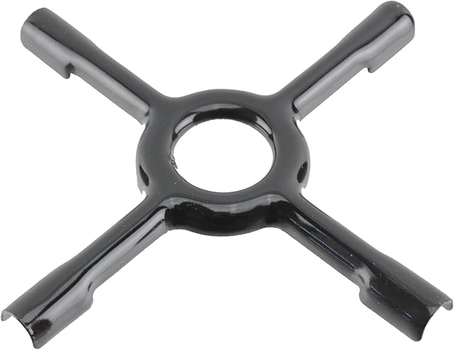 Spares2go Universal Gas Hob Ceramic Pan Support Moka Trivet Stand (Small 130mm)