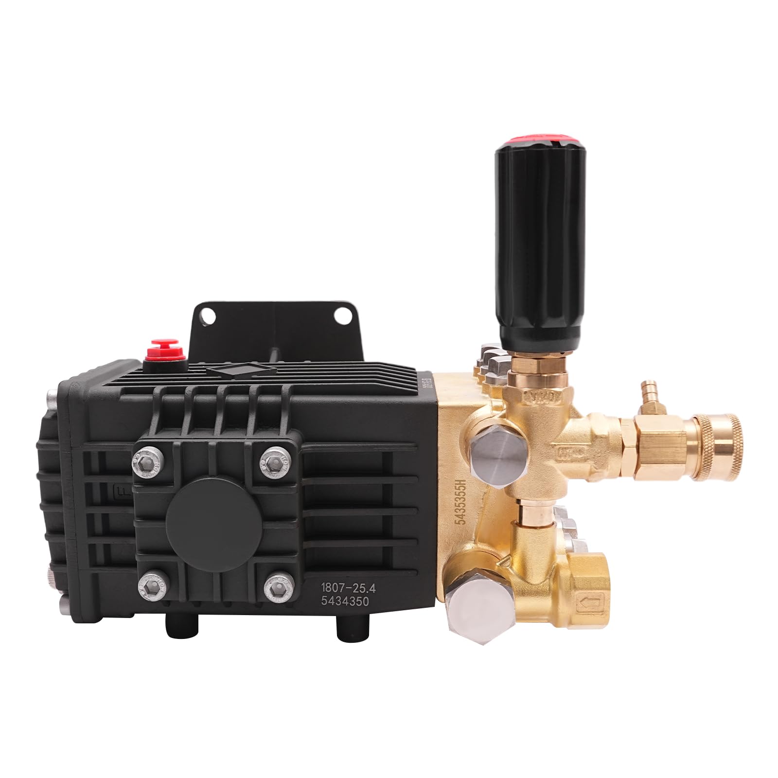 DunleyMin 4000PSI High Pressure Washer Pump 275bar Shaft Horizontal Power Washer Pump, 4GPM Brass Pump, 3400rpm for Most 9-15 hp Engines