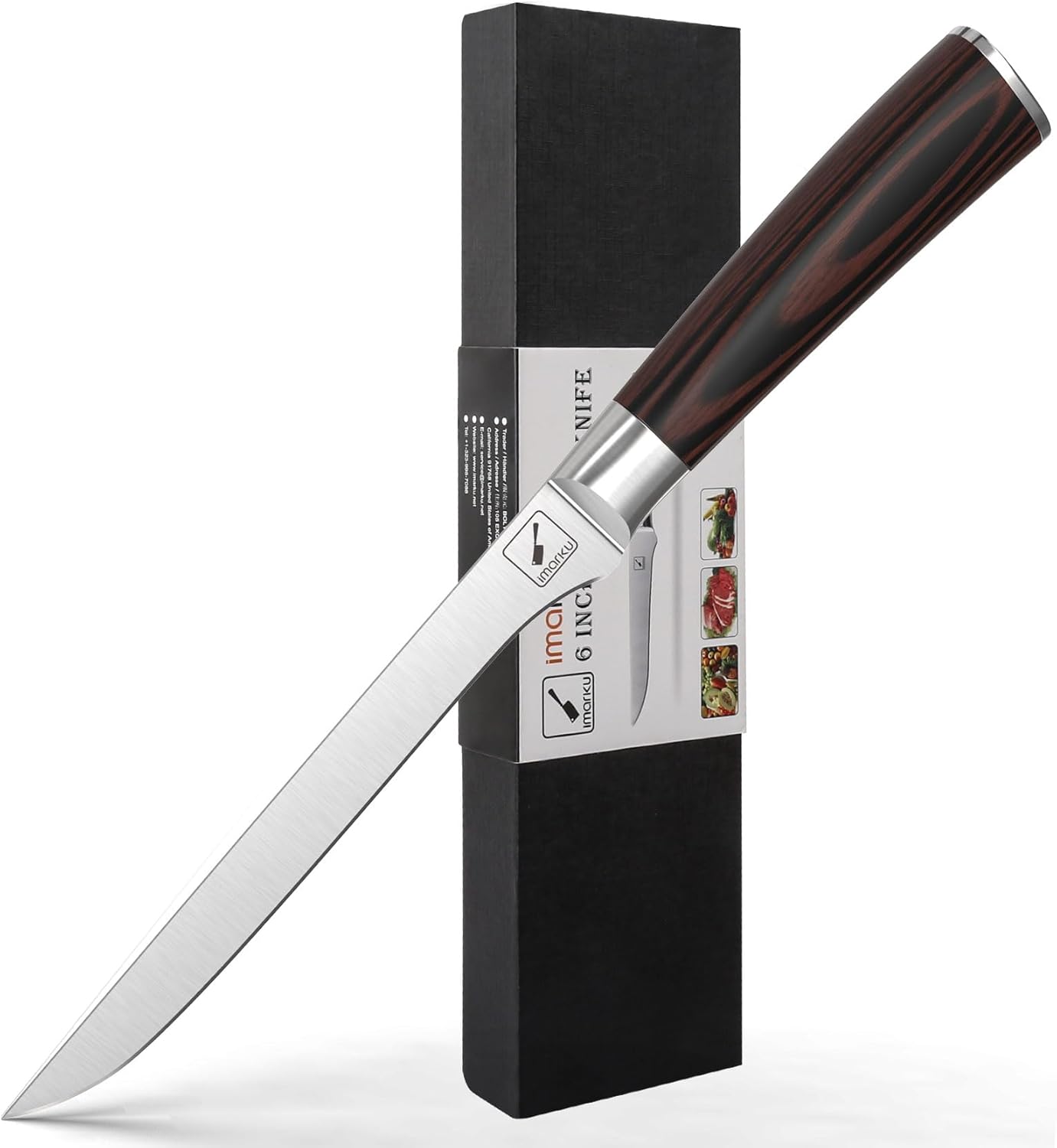 Boning Knife, 6 Inch German High Carbon Stainless Steel