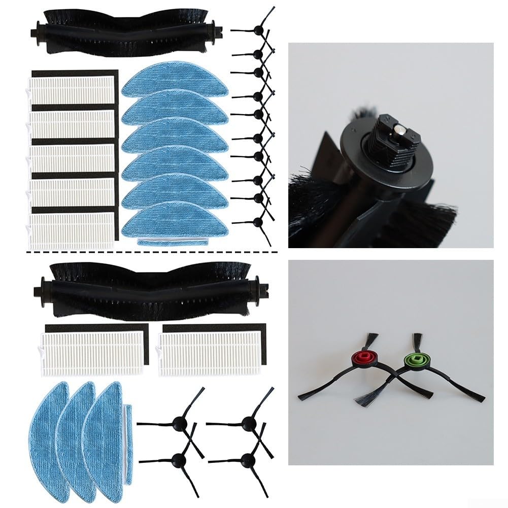 Ersatzteile Für Medion Roboterstaubsauger - Hauptbürste, Filter & Seitenbürsten Set
