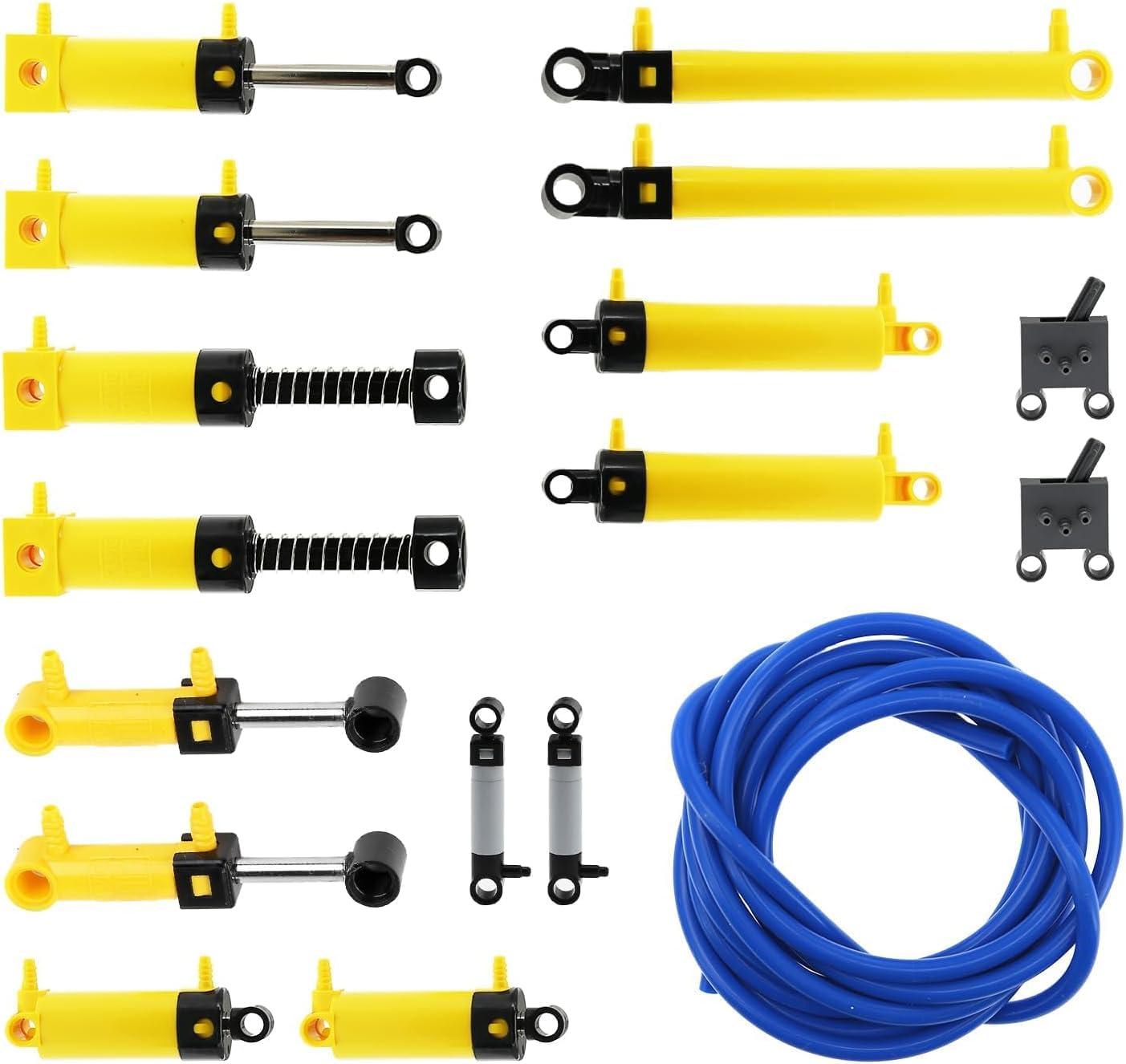 17Pcs Pneumatic Pump Cylinder Kit Compatible with Technic Building Blocks