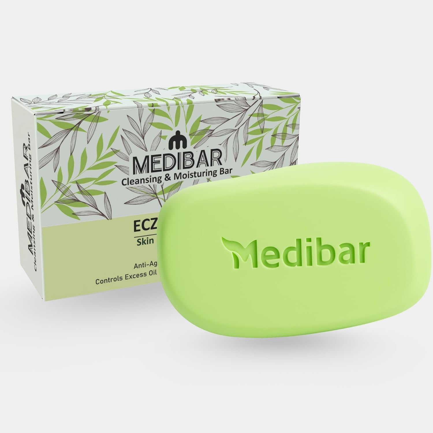 SHUWANJIA Medibar Cleansing Soap & Moisturizing Bar 75gm - Eczemaron Skin Lightening Soap for Anti-Aging, Enhances Glow, Controls Oil & Moisturizes (pack of 1)-image-10