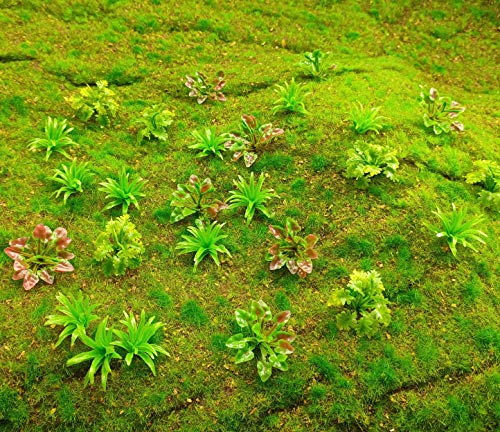90Pcs Mini Model Trees Plants Flowers Green Shrubs Bush Model, Aritificial Plants Model Train Scenery Architecture Flower Model Scenery #TOP6
