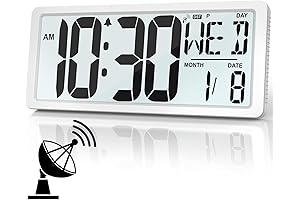 Atomic Clock with Backlight: The Unstoppable Timekeeper