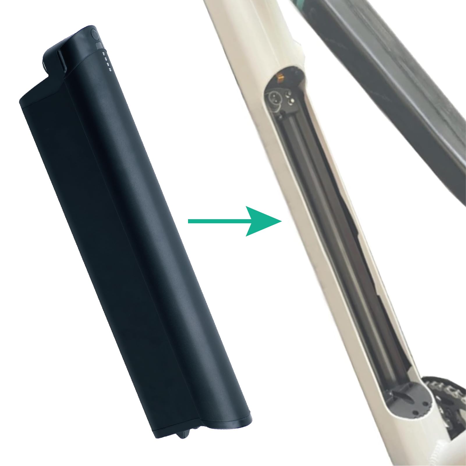 Ersatz für Zündapp Z808 Reention EEL Pro Batterien für 36V 18Ah 250W/350W/500W Motoren 36V 18Ah 540Wh E-Bike Pedelec Akku mit Ladegerät