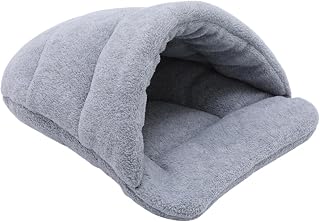 lulubelle ハムスター ハウス モルモット ハリネズミ 小動物用 巣箱 寝袋 寝床 洗える 寒さ対策 うさぎ モルモット (グレー)