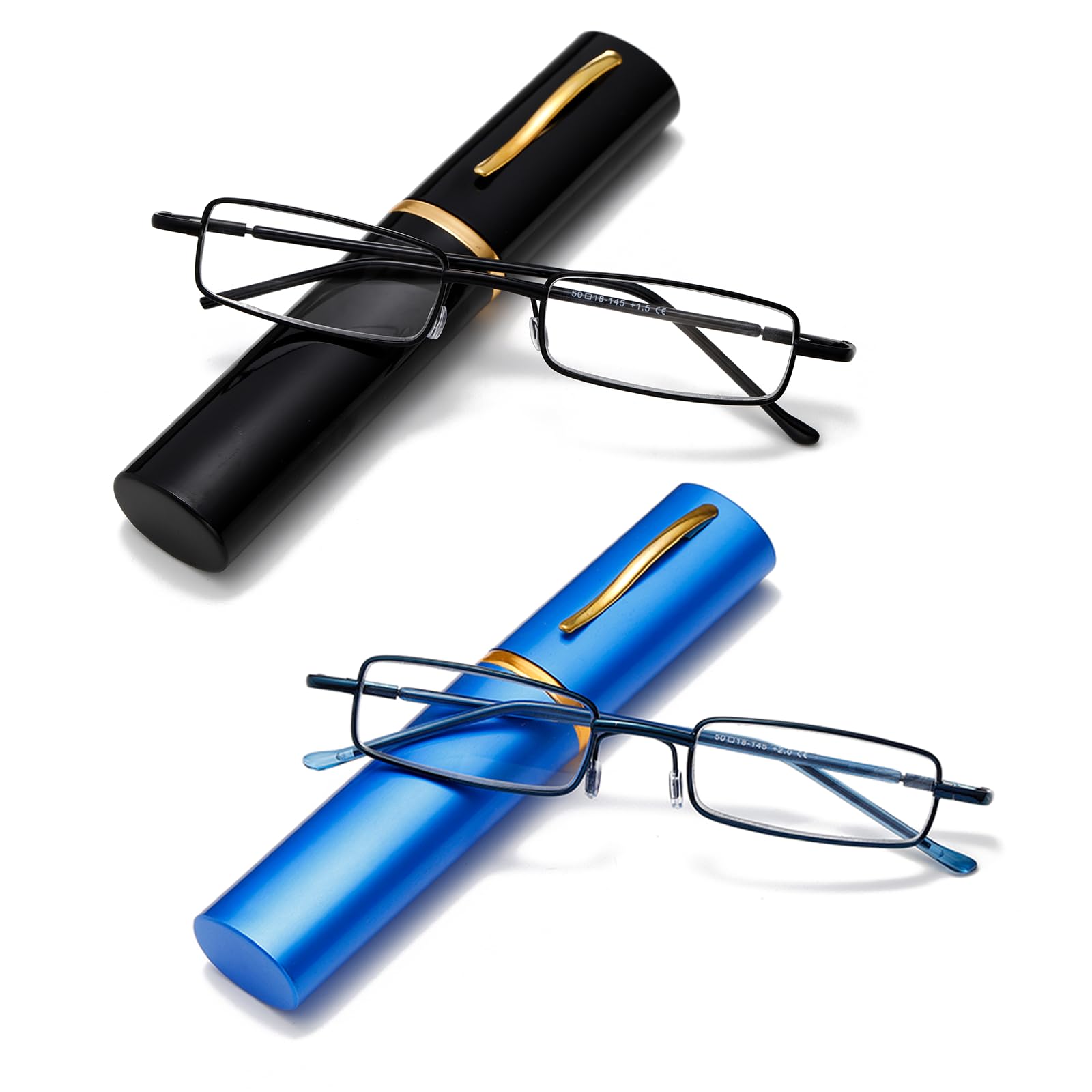3 Occhiali Da Lettura Adulto +4.50 +5.00 +5.50 +6.00 Montatura Plastica