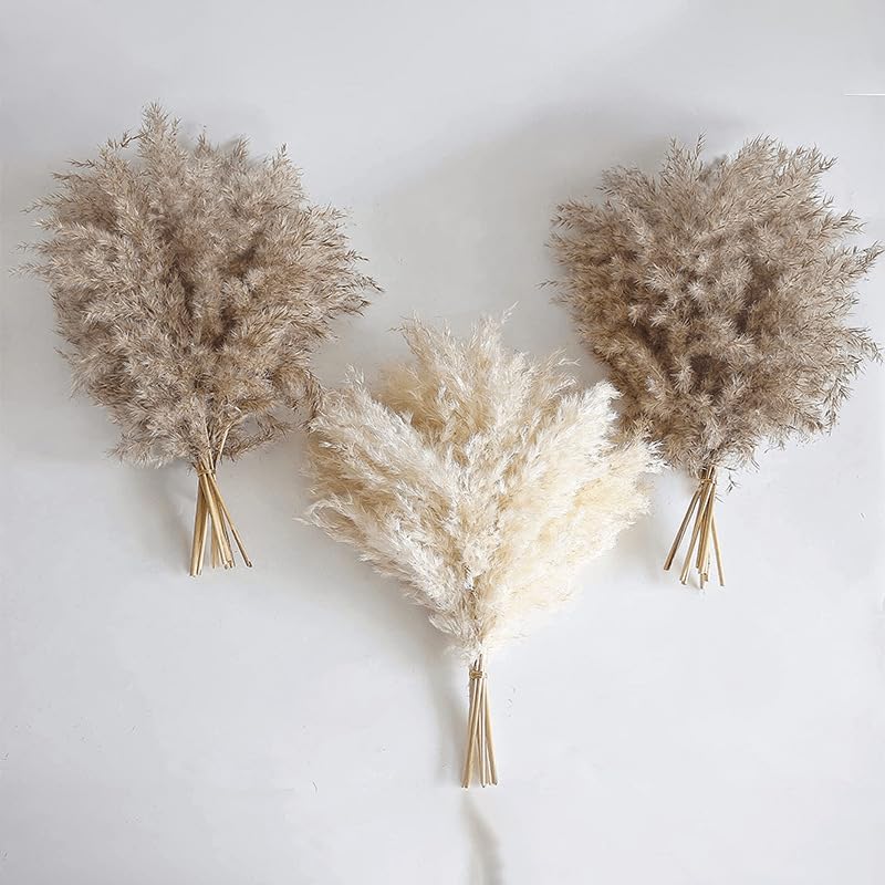 Ramo de Flores Artificiales Pampas Grass 50 cm miniatura 3