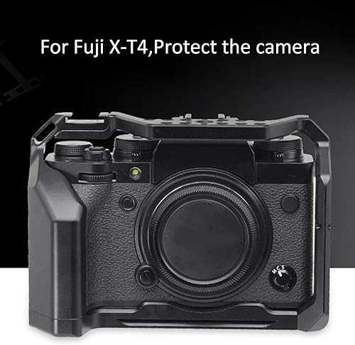 Miniatura 5 de Jaula para cámara, 5.9 x 2.3 x 4.3 pulgadas, aleación de aluminio, jaula protectora de video, multifunción para cámara DSLR, con soporte de zapata