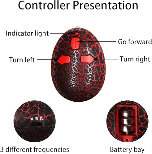Miniatura 6 de UBITREE Juguete de serpiente con control remoto, recargable, juguete de serpiente realista a control remoto, Cobra, serpiente falsa eléctrica,