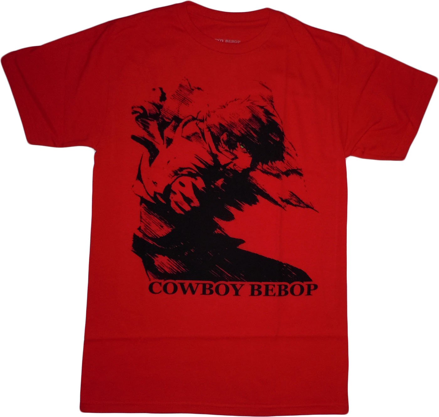 Amazon.com: Cowboy Bebop: Spike in Motion Red T-Shirt, Adult