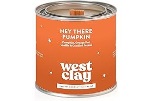 WEST CLAY Hello Pumpkin WoodWick Candle