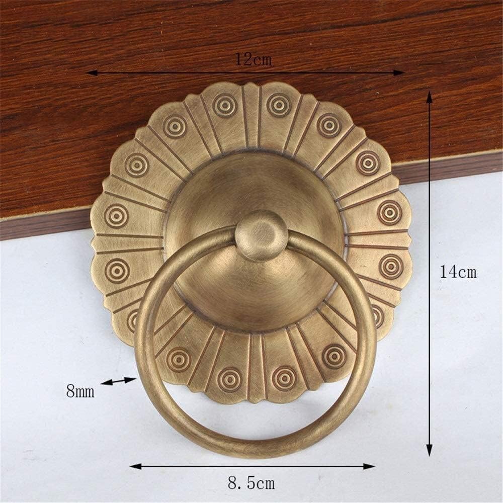 Rustic Farmhouse Door Knockers Heavy Duty Antioxidant Vintage Door Knockers Wall Mount for Modern Manor House Door 1124