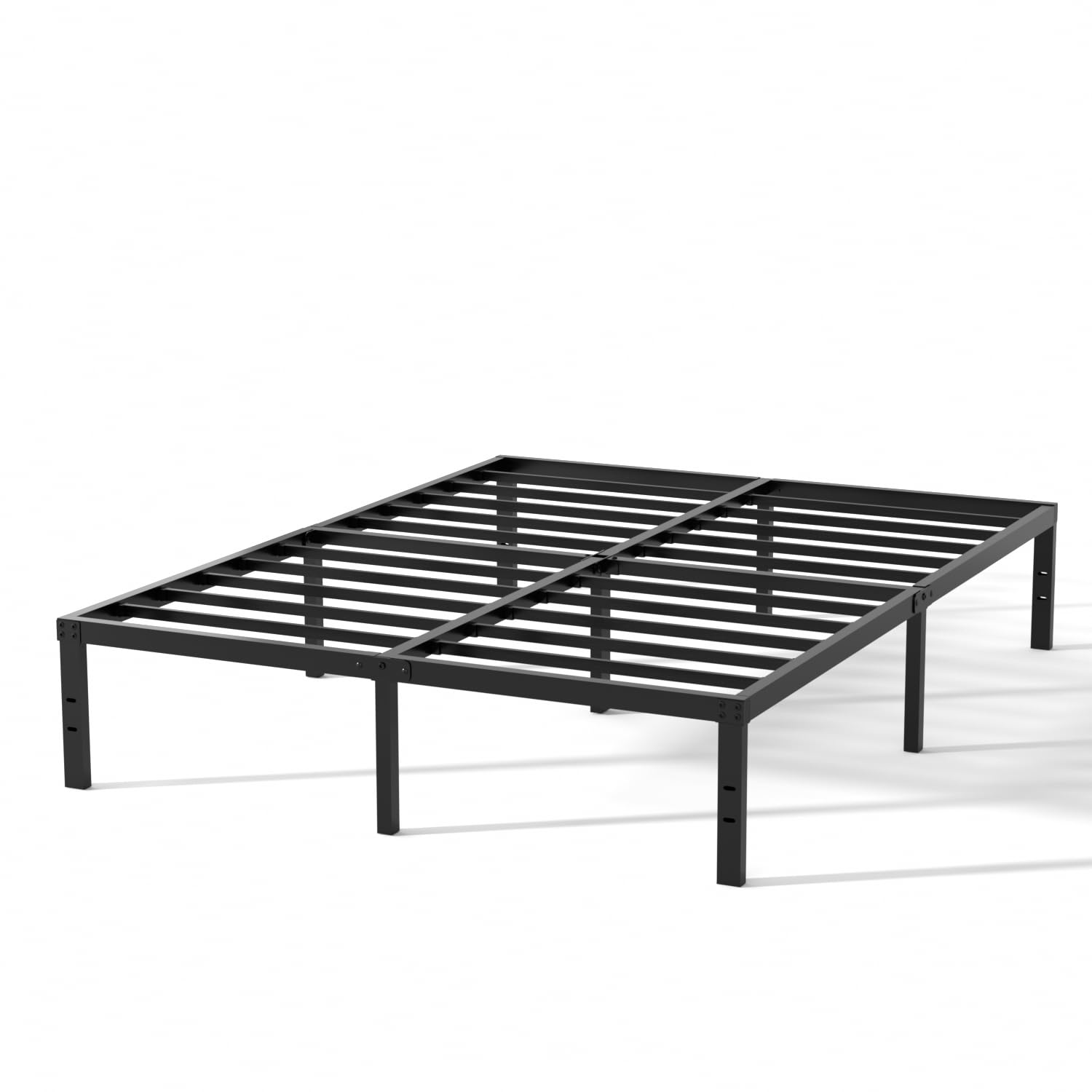 King Size Platform Bed Frame - 14 H Metal Bed Frame King Double Bed Frames No Box Spring