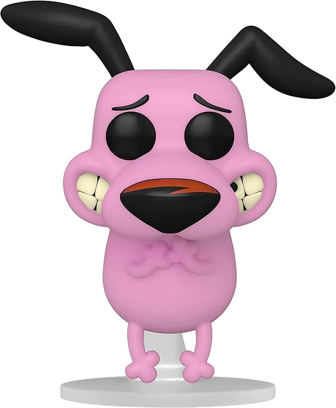 Funko Pop! Animation: Courage - Courage The Cowardly Dog - Figura de Vinilo Coleccionable - Idea de Regalo- Mercancia Oficial - Juguetes para Niños y Adultos - TV Fans - Muñeco para Coleccionistas
