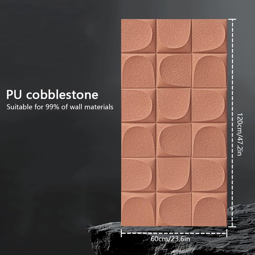 Pannelli da parete 3D per decorazione d'interni, rivestimento murale di facile installazione per salotti e studi