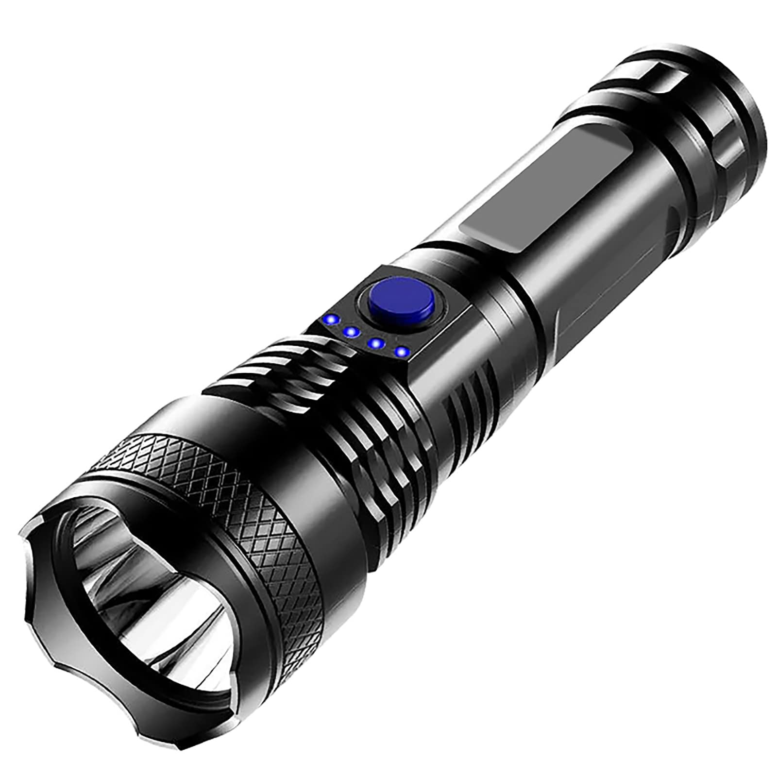Flashlight USB Rechargeable, LED Flashlight, Super Bright LED Tactical Flashlight, Waterproof, LED Flashlight for Camping, Emergency, Hiking Flashlight