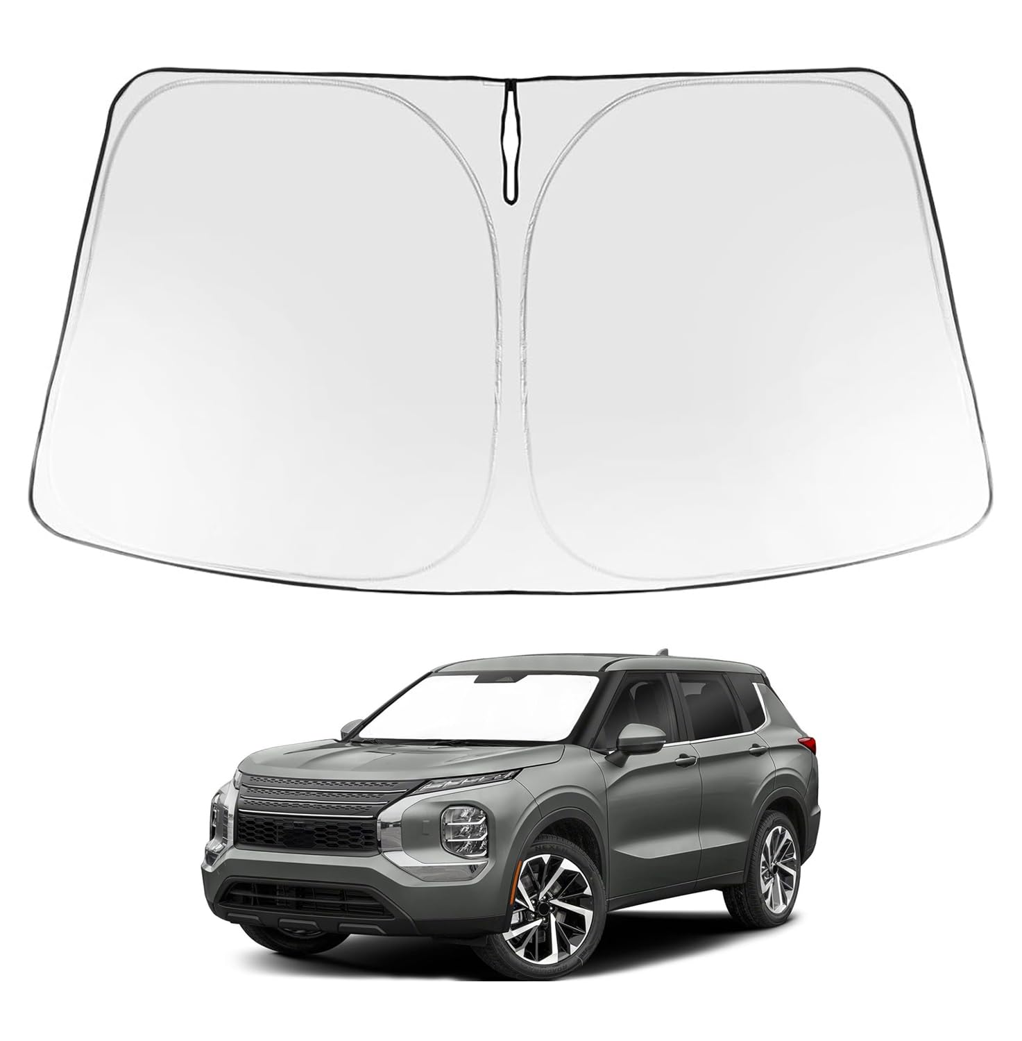 Proadsy Custom Fit 2022-2026 Mitsubishi Outlander Car Windshield Sun Shade