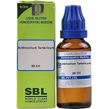 SBLs Antimonium Tartaricum 30 Dilution 30 ml