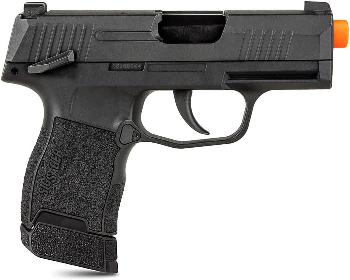 Sig Sauer P365 6mm BB Caliber 12rd CO2 Powered Blowback Airsoft Pistol with 3 DOT Hi-Vis Sights - CO2 Cartridges Not Included