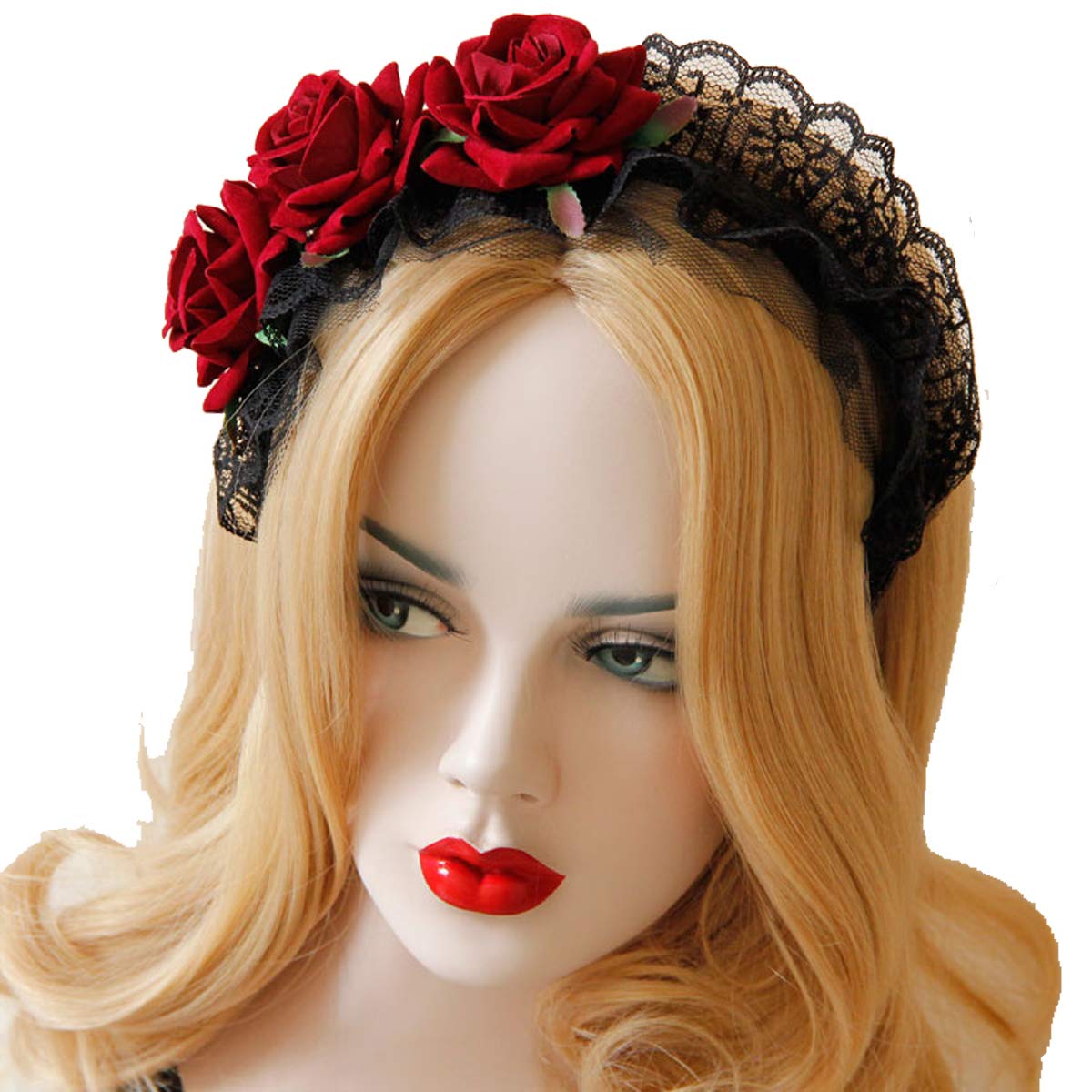 Amazon.com: Court Black Lace Gothic Lolita Hair Band for 
