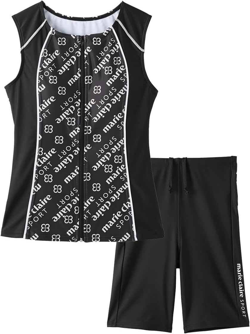 Kappa モビアス 3点セット 黒/ピンク ウェア スパッツ ショート